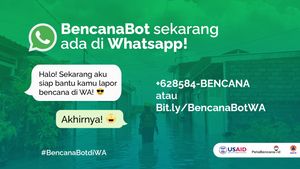 Antisipasi Cuaca Ekstrem, Peta Bencana dan BNPB Luncurkan <i>Chatbot</i> WhatsApp BencanaBot