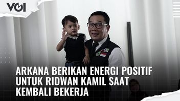 VIDEO: Arkana Berikan Energi Positif untuk Ridwan Kamil Saat Kembali Bekerja