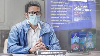 Menparekraf Sandiaga Uno: Foreign Tourist Visits Drop 74.7 Percent In 2020