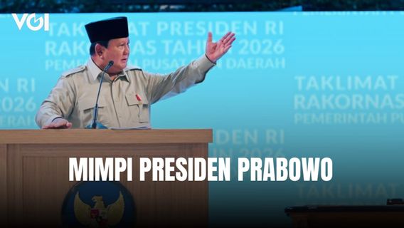 President Prabowo Subianto Explains His Dream, One of Which is that Indonesian People Eat Enough