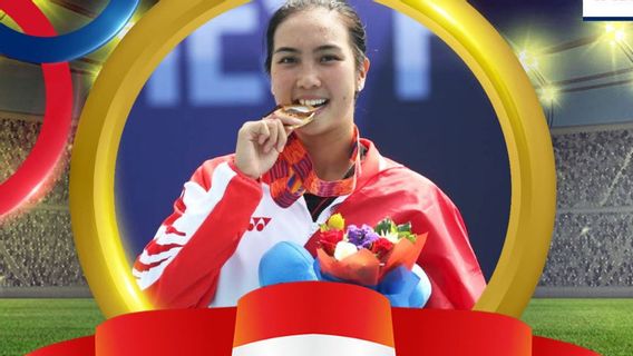 阿尔迪拉 · 苏佳迪在 2019 年东南亚运动会上获得第二枚金牌