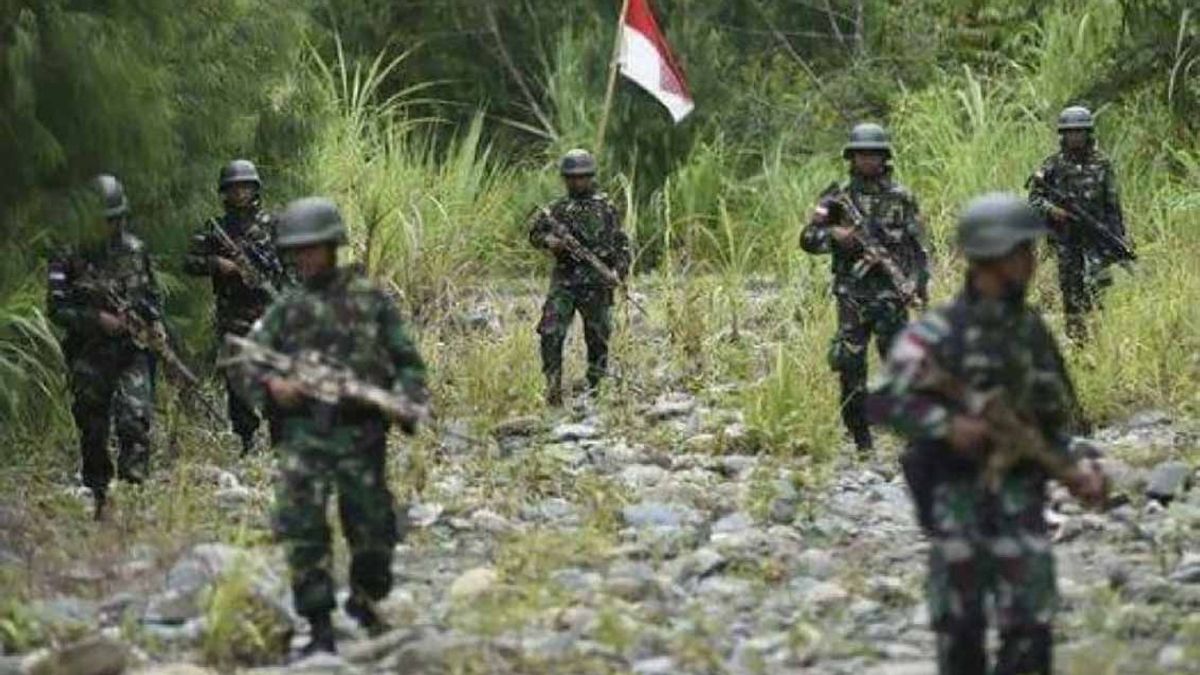 KKBに撃たれて死亡した1人の兵士、パプア警察署長、プンチャックシアガリージェンシーのTNI-Polriを依頼