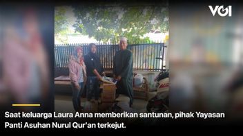 فيديو: عائلة لورا آنا تعطي المجاملة، مؤسسة اليتيم صدمت