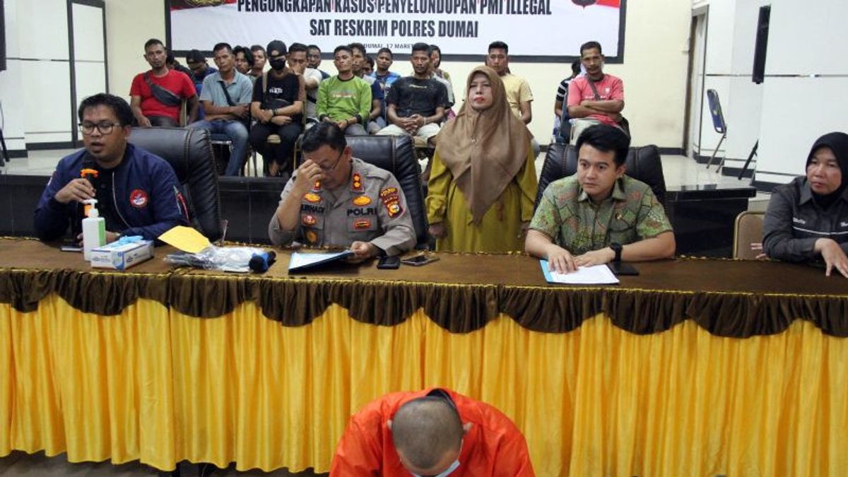 Dumai Police Thwart The Smuggling Of 25 Illegal Migrant Workers To Malaysia