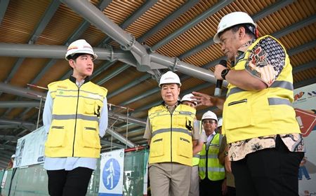 Wapres Gibran Tinjau Pembangunan Proyek LRT Fase 1B