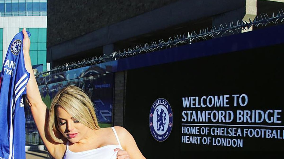 Model Playboy Jessica Lopes Siap Telanjang Jika Chelsea Juara Liga Champions