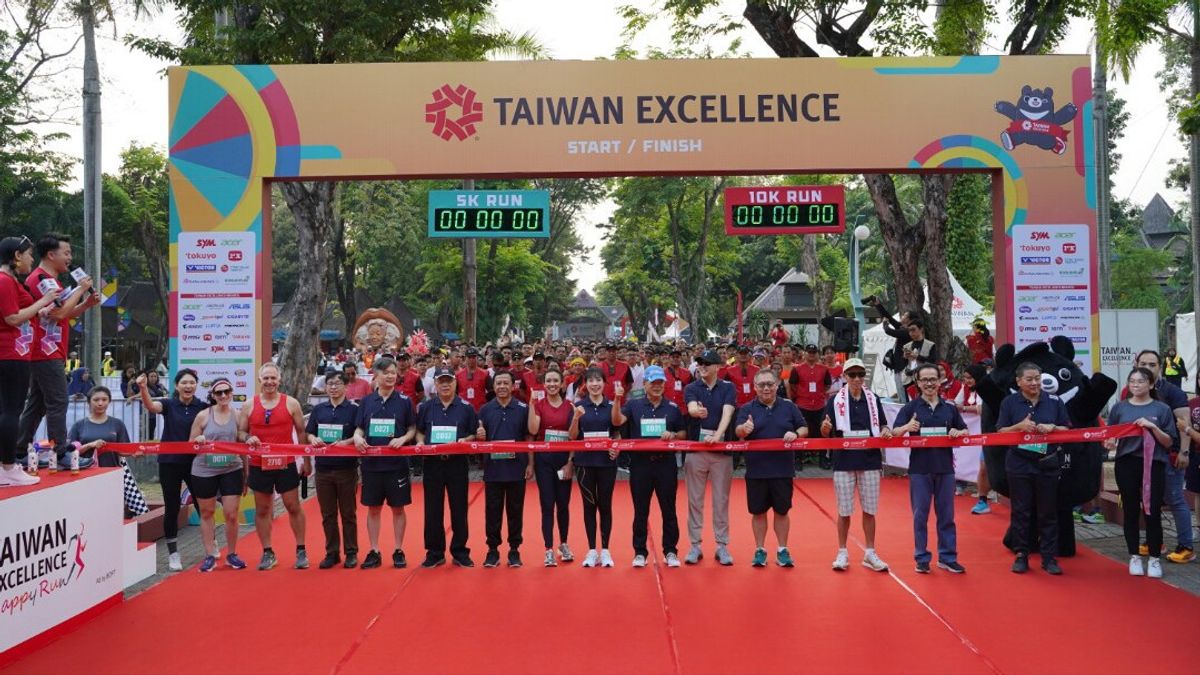 6.500 Peserta Ramaikan Taiwan Excellence Happy Run 2023, Masyarakat Diajak Hidup Sehat