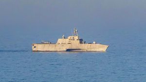 IRGC Iran Klaim Pukul Mundur Kapal Perang AS dari Blokade Laut Oman