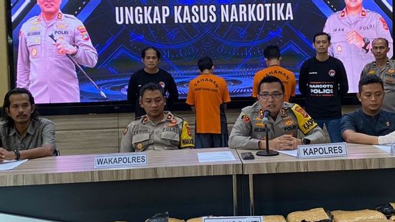 Polres Bangka Barat Gagalkan Penyelundupan 24 Kilogram Ganja