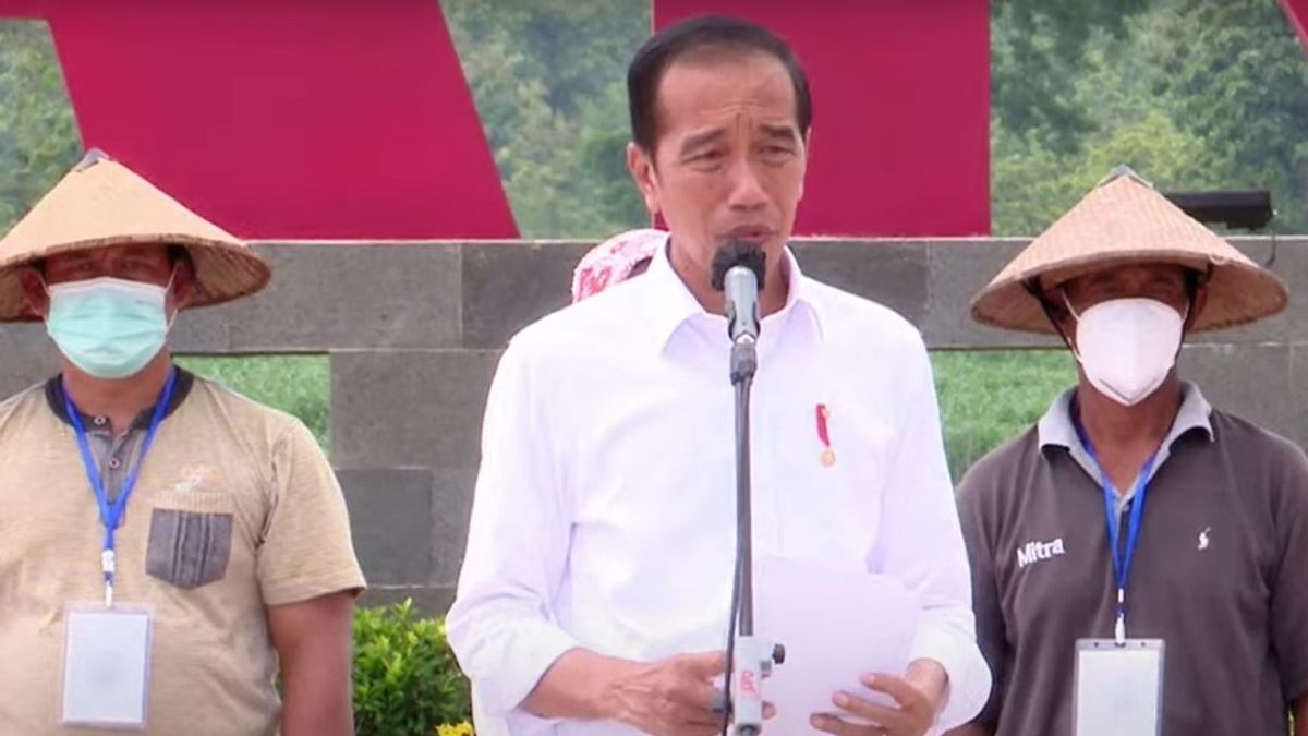 Officially The Semantok Dam That Can Be Aliri 1,900 Ha Sawah, Jokowi: Water Is The Key