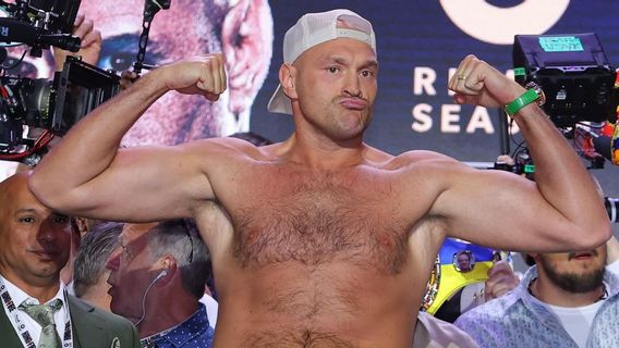 Tyson Fury détendue avec sa famille avant le duel contre Usyk