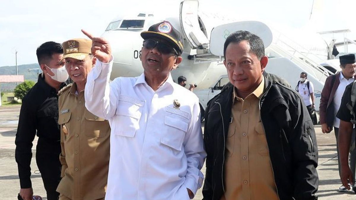 Mahfud nie l’hypothèse de Mundur parce que son devoir a été prise en charge par le président Jokowi