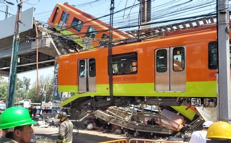 Hasil Audit Ketiga, Kecelakaan Maut Metro di Mexico City Lantaran Kurangnya Pemeliharaan