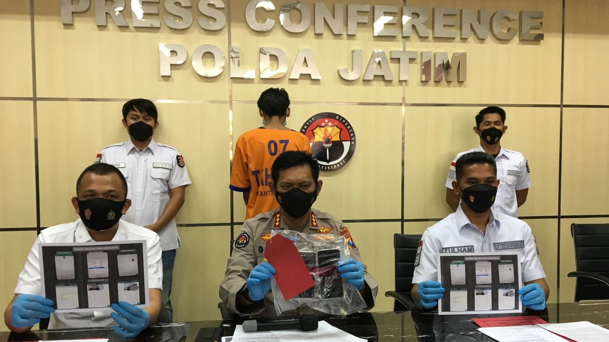 East Java Regional Police Arrests A Student Who Pimps Children's Online Prostitution