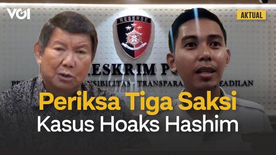 VIDEO: Diduga Catut Nama Jokowi, Bareskrim Periksa Tiga Saksi Kasus Hoaks Hashim