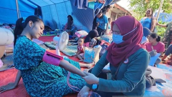 Entering The 12th Day Of The Earthquake Disaster In Cianjur: Refugees Are Starting To Be Attacked By ISPA, Diare And Hypertension