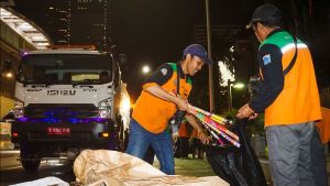 Sampah Sisa Perayaan Tahun Baru 2026 di Jaktim Capai 12 Ton