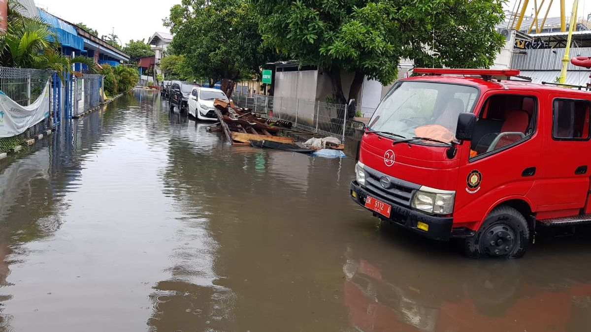 Denpasar-Badung Bali Banjir, Pohon Tumbang