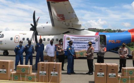 Kabar Baik, Papua Barat Terima Bantuan Oksigen dari Kapolri Sigit