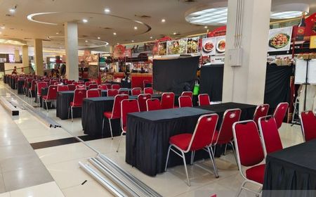 Festival Kuliner Nonhalal di Solo Dihentikan Sementara, Lapak Pedagang Ditutup Kain Hitam