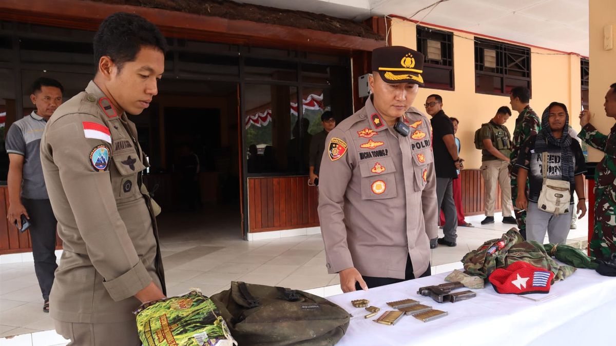 Senpi Found At The KKB Headquarters Of The Bidana Autobius Group Turns Out To Belong To The Indonesian Army Pilot