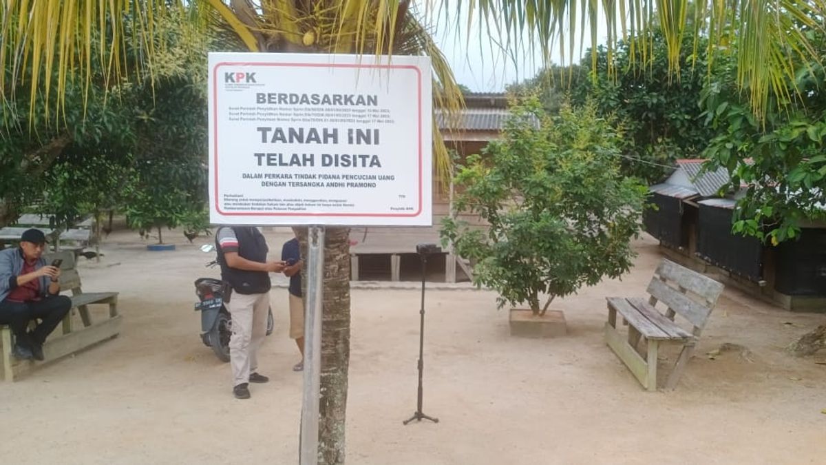 Terre de 5 911 mètres carrés appartenant à l’ancien chef du droit de douane Makassar a été saisi par le KPK