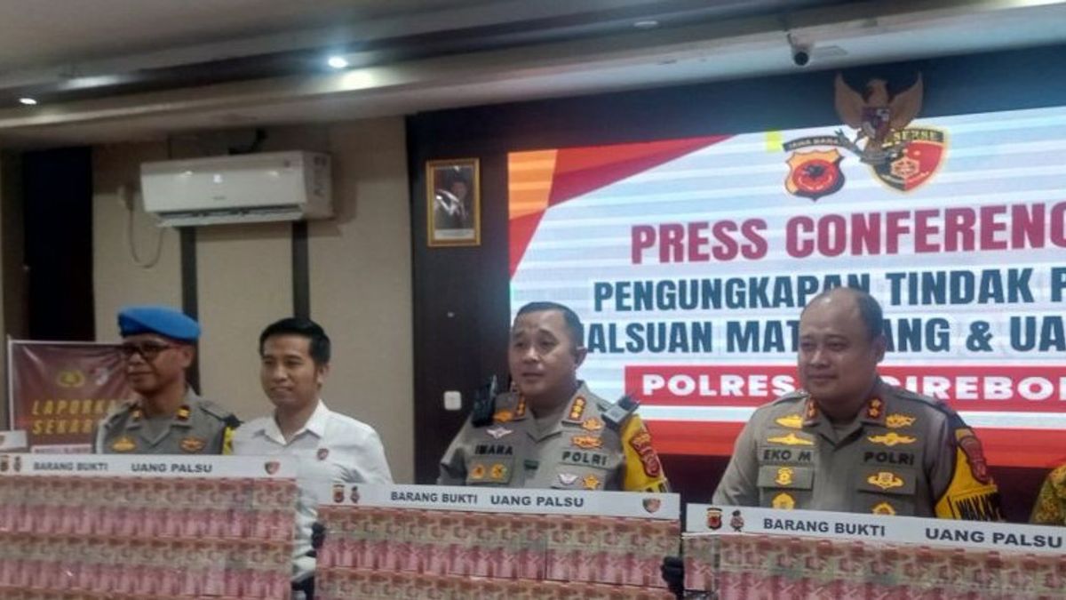 Polresta Cirebon Sita Uang Palsu Nyaris Rp12 Miliar Jelang Lebaran