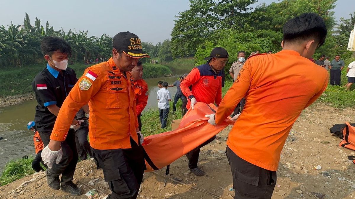 La police intérieure soupçonne les corps de 7 corps dans le Kali Bekasi veut se réfugier