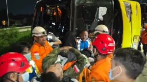 Kecelakaan Maut Bus PO Cahaya Trans di Semarang, Sopir dan Kernet Selamat