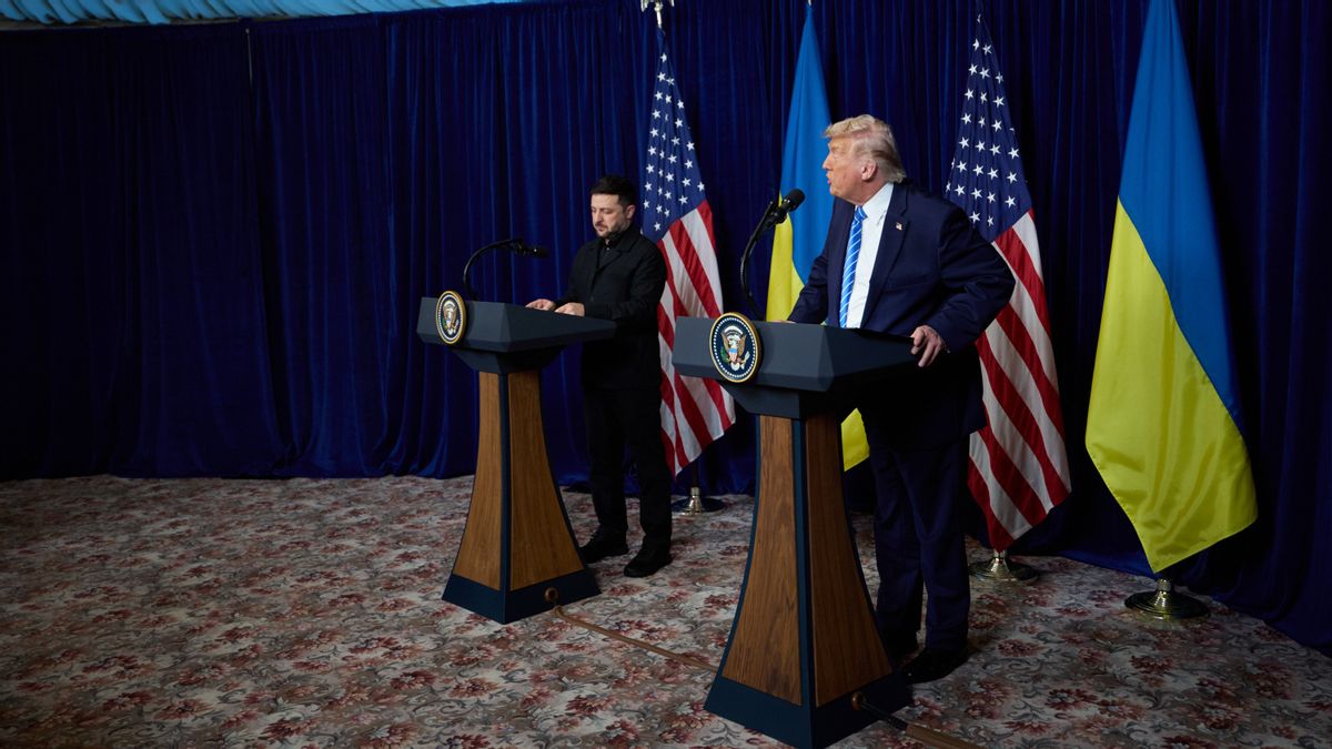 Zelensky Sebut Pertemuan dengan Rusia Dimungkinkan, Jika Trump dan Pemimpin Eropa Setujui Kesepakatan
