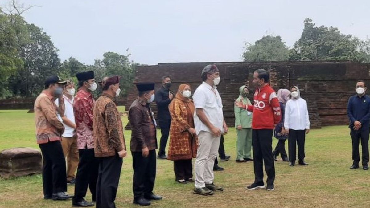 President Jokowi: Muaro Jambi Temple National Cultural Heritage Area Is The Oldest Education Center In Asia