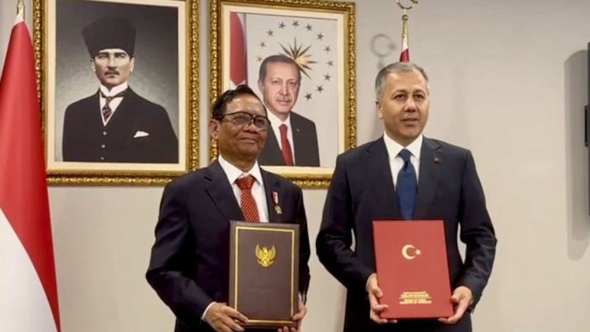 Indonesia-Turkey Sign Security Cooperation Including TIP And TPPU