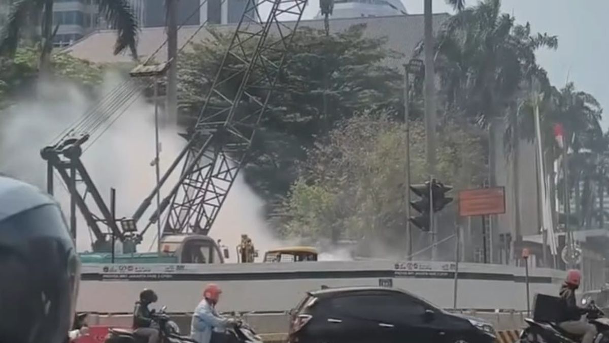 Beredar Video Asap di Proyek MRT Kebon Sirih, Manajemen Tegaskan Bukan dari Aktivitas Konstruksi
