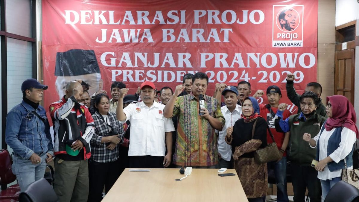 Affirming Support For Ganjar In The 2024 Presidential Election, West Java Projo Kubu Agung Surya Calls The Projo DPD Conference 9 July Illegal