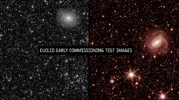 エウクリッド望遠鏡暗黒物質ハンターが宇宙からの画像を披露し、銀河と隠れた星があります!