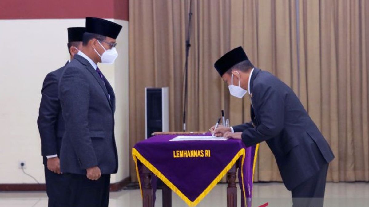 The Figure Of Major General TNI M Sabrar Fadhilah Who Was Sworn In As Deputy Governor Of Lemhannas