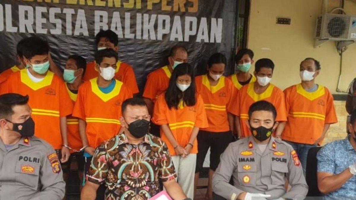Balikpapan Criminal Investigation Department Arrests Store Burglars And Drug Dealers Of Methamphetamine Type