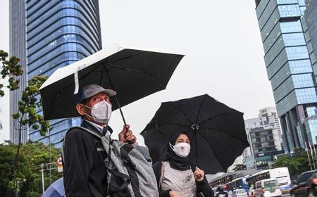 Hujan Basahi Ibu Kota Jakarta Sejak Selasa Pagi  