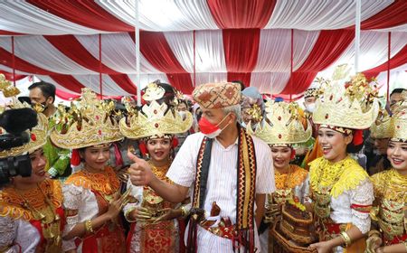 Di Lampung, Ganjar Bertemu Transmigran Asal Wates yang Umurnya Hampir Seabad