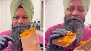 Not Pistachio, Netizens Are Excited Because This Indian Man Makes Dubai Chocolate Filled With Spice Chickens