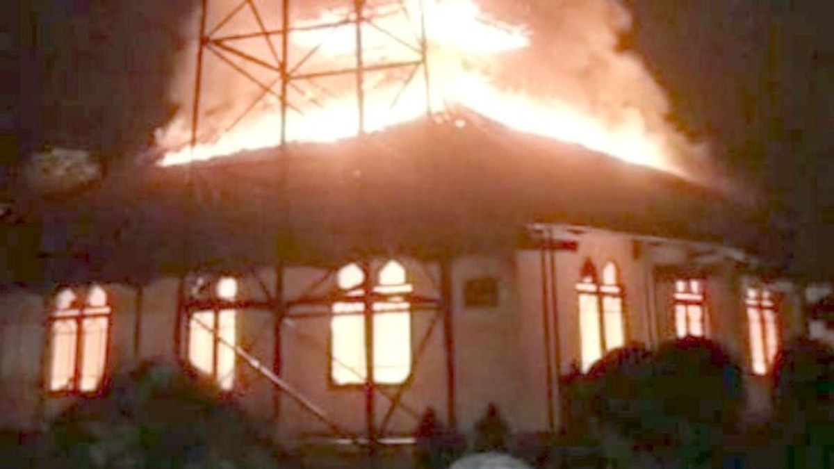 Masjid di Garut Terbakar Gara-gara ODGJ Merasa Kedinginan 