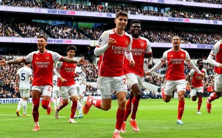 Arsenal Hancurkan Tottenham dalam 38 Menit di Derbi London Utara