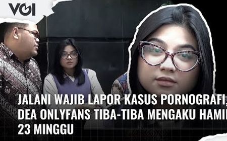 VIDEO: Jalani Wajib Lapor, Dea OnlyFans Mengaku Sedang Hamil 23 Minggu