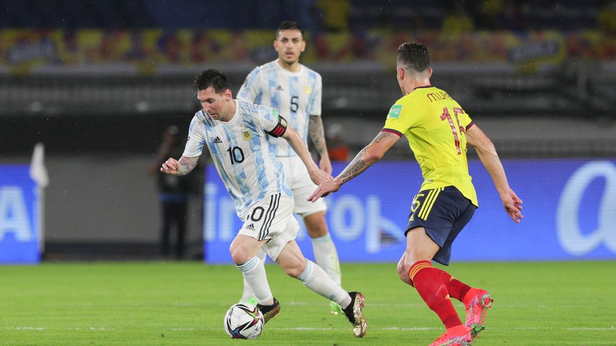 هدفان أولا والأرجنتين تعادلت مع كولومبيا 2-2