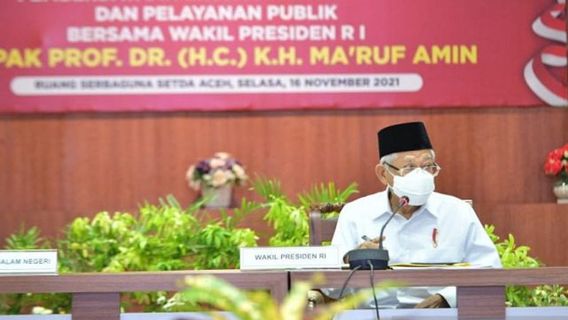 Harapan Ma’ruf Amin Terkait Kualitas SDM Pemprov Aceh