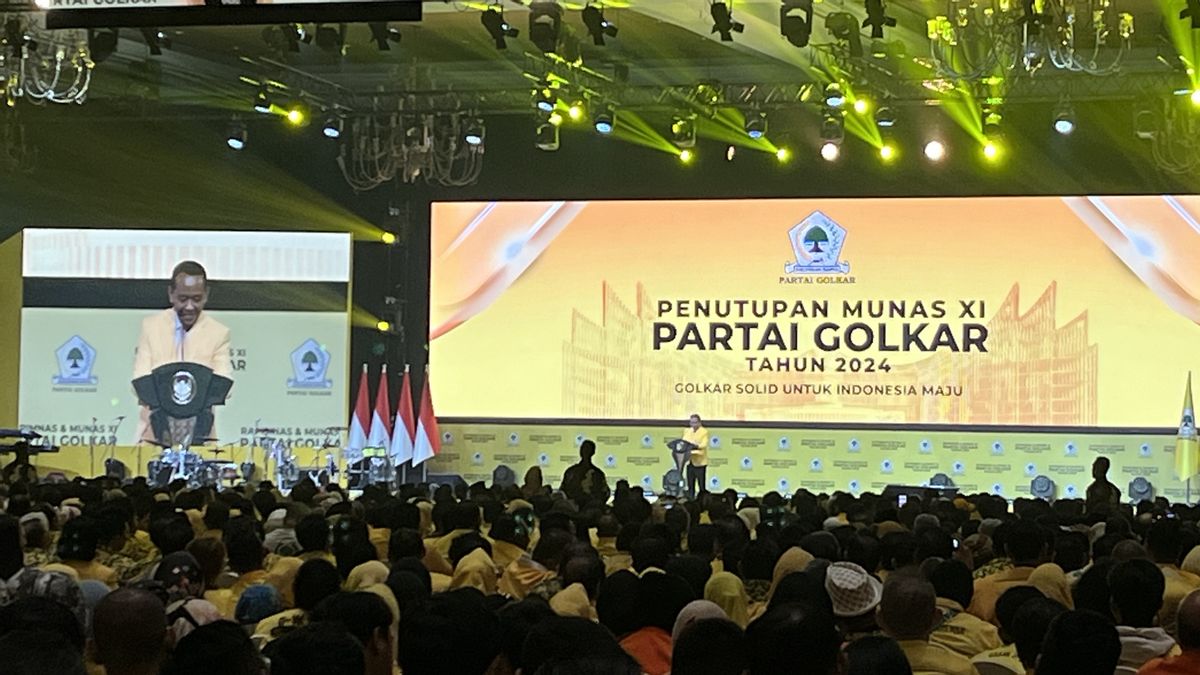 Sapa Gibran qui utilise Batik à Munas Golkar, Bahlil: La couleur de Gerindra, ce n'est pas grave pour nous