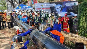 يصل بناء خط أنابيب الغاز Semarang-Batang إلى 55 في المائة ، ومن المقرر الانتهاء منه في عام 2023