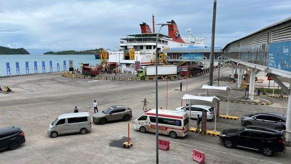 Christmas-New Year Holidays, Bakauheni Port Lampung Is Still Quiet