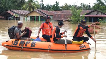 Inondations à Paser Regency, Kalimantan Oriental, 450 Résidents évacués