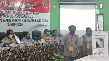 Ratusan Anggota TNI-Polri Amankan Pleno Rekapitulasi PSU Boven Digoel